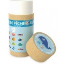TUBE JEU DE PECHE 12 PIECES BOIS
