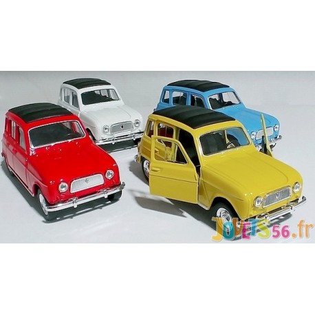 RENAULT 4L VEHICULE METAL 12CM COULEURS ASSORTIES-LiloJouets-Magasins jeux et jouets dans Morbihan en Bretagne