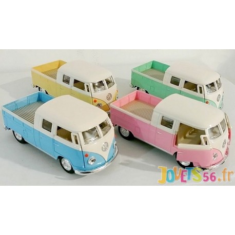 PICKUP VW 1963 VEHICULE METAL 13CM COULEURS ASSORTIES-LiloJouets-Magasins jeux et jouets dans Morbihan en Bretagne