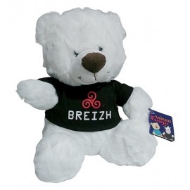 PELUCHE OURS T-SHIRT BREIZH 22CM-LiloJouets-Magasins jeux et jouets dans Morbihan en Bretagne