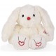 Peluche lapin creme petit modele kaloo rouge-lilojouets-magasins jeux et jouets dans morbihan en bretagne