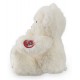 Peluche ours blanc ivoire petit modele kaloo rouge-lilojouets-magasins jeux et jouets dans morbihan en bretagne