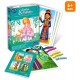 Les princesses contes et paillettes coffret 4 tableaux avec contes-lilojouets-magasins jeux et jouets dans morbihan en bretagne