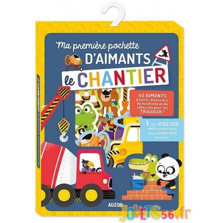 CHANTIER POCHETTE D'AIMANTS-LiloJouets-Magasins jeux et jouets dans Morbihan en Bretagne