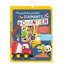 LE CHANTIER POCHETTE D'AIMANTS 40 PIECES AVEC POSTER