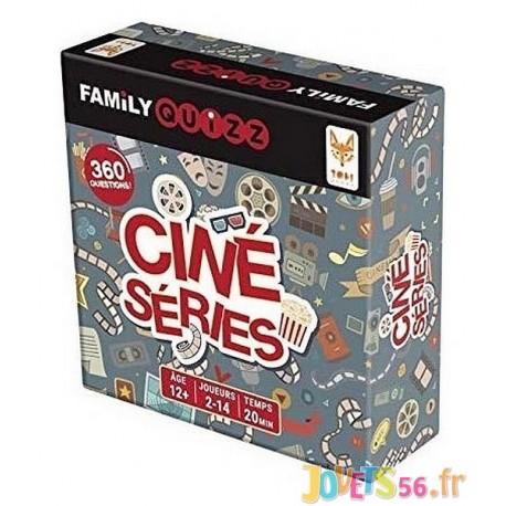 JEU FAMILY QUIZZ CINE SERIES TV-LiloJouets-Magasins jeux et jouets dans Morbihan en Bretagne