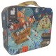 Puzzle la chasse au tresor 36pces valisette-lilojouets-magasins jeux et jouets dans morbihan en bretagne