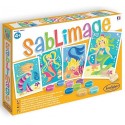 SABLIMAGE SIRENES COFFRET 4 TABLEAUX 25X18CM CONCEPT BOX