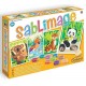 Sablimage animaux en danger 4 tableaux 25x18cm-lilojouets-magasins jeux et jouets dans morbihan en bretagne