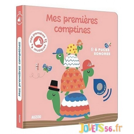 LIVRE MUSICAL MES PREMIERES COMPTINES-LiloJouets-Magasins jeux et jouets dans Morbihan en Bretagne