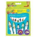 PACK 8 MAXI CRAYONS DE COULEUR - CRAYOLA MINIKIDS