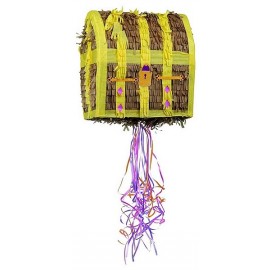 PINATA COFFRE TRESOR AVEC BATON ET 20 PETITS JOUETS-LiloJouets-Magasins jeux et jouets dans Morbihan en Bretagne