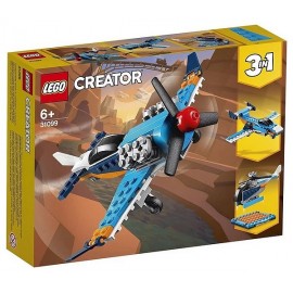 31099 AVION A HELICE LEGO CREATOR 3EN1-LiloJouets-Magasins jeux et jouets dans Morbihan en Bretagne