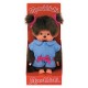 Monchhichi fille 20cm avec combinaison jean-lilojouets-magasins jeux et jouets dans morbihan en bretagne