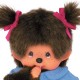 Monchhichi fille 20cm avec combinaison jean-lilojouets-magasins jeux et jouets dans morbihan en bretagne