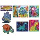 Coffret mosaiques dinosaures 8 tableaux ateliers du calme-lilojouets-magasins jeux et jouets dans morbihan en bretagne