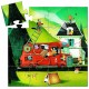 Puzzle camion pompier 16 pieces silhouette-lilojouets-magasins jeux et jouets dans morbihan en bretagne