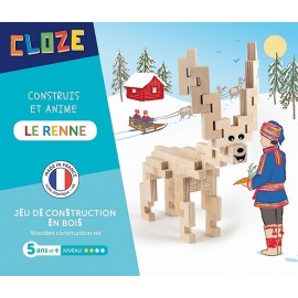 LE RENNE KIT CREATIF CONSTRUCTION BOIS 35 PIECES-LiloJouets-Magasins jeux et jouets dans Morbihan en Bretagne