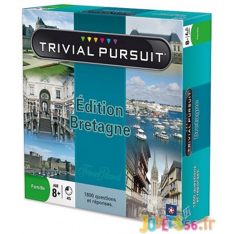 TRIVIAL PURSUIT EDITION BRETAGNE-LiloJouets-Magasins jeux et jouets dans Morbihan en Bretagne