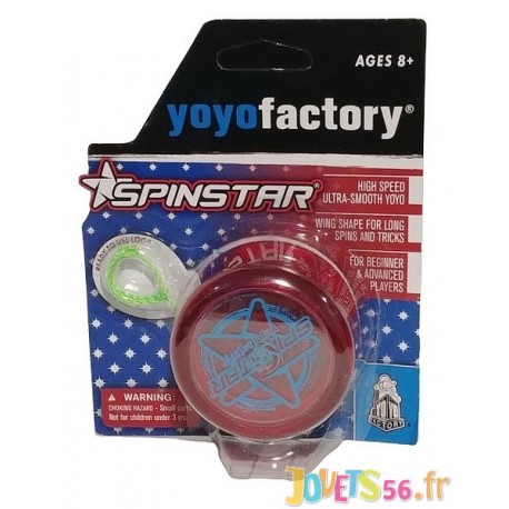 YOYO ROUGE FACTORY SPINSTAR-LiloJouets-Magasins jeux et jouets dans Morbihan en Bretagne