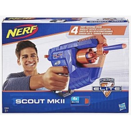 NERF ELITE SCOUT MKII PISTOLET AVEC 4 FLECHETTES-LiloJouets-Magasins jeux et jouets dans Morbihan en Bretagne