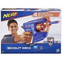 NERF ELITE SCOUT MKII PISTOLET AVEC 4 FLECHETTES