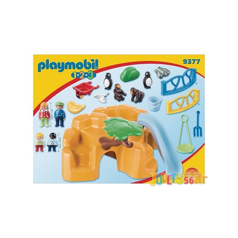 playmobil 123 parc animalier 9377