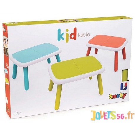 TABLE KIDSTOOL ASST COULEURS-LiloJouets-Magasins jeux et jouets dans Morbihan en Bretagne