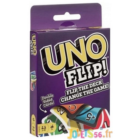 JEU UNO FLIP SIDE CARTES-LiloJouets-Magasins jeux et jouets dans Morbihan en Bretagne