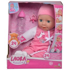 POUPON 38CM LAURA PARLE 24 SONS-LiloJouets-Magasins jeux et jouets dans Morbihan en Bretagne