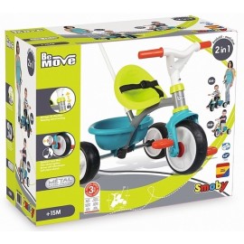 TRICYCLE BE MOVE BLEU EVOLUTIF 2EN1-LiloJouets-Magasins jeux et jouets dans Morbihan en Bretagne