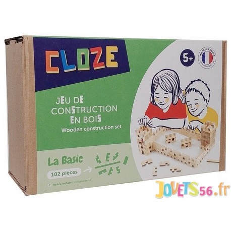 COFFRET BASIC KIT CREATIF CONSTRUCTION BOIS 102 PIECES-LiloJouets-Magasins jeux et jouets dans Morbihan en Bretagne