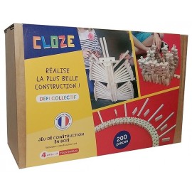 COFFRET DEFI COLLECTIF CONSTRUCTION BOIS 200 PIECES-LiloJouets-Magasins jeux et jouets dans Morbihan en Bretagne