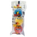 LOT 3 BALLES MOUSSE - DIAMETRE 7 CM