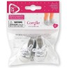 BB36 CHAUSSURES BASKETS ARGENTES POUR POUPEE 36CM-LiloJouets-Magasins jeux et jouets dans Morbihan en Bretagne
