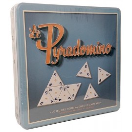 JEU LE PYRAMIDO BOITE METAL STYLE TRIOMINOS-LiloJouets-Magasins jeux et jouets dans Morbihan en Bretagne