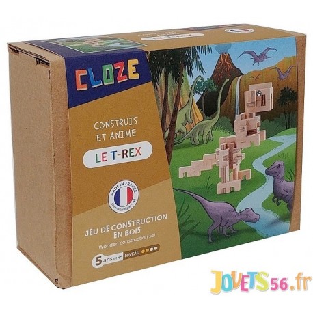 LE TREX KIT CREATIF CONSTRUCTION BOIS 41 PIECES-LiloJouets-Magasins jeux et jouets dans Morbihan en Bretagne