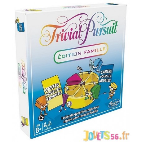 TRIVIAL PURSUIT EDITION FAMILLE NEW-LiloJouets-Magasins jeux et jouets dans Morbihan en Bretagne