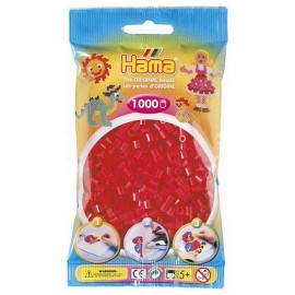 SACHET 1000 PERLES HAMA ROUGES-LiloJouets-Magasins jeux et jouets dans Morbihan en Bretagne