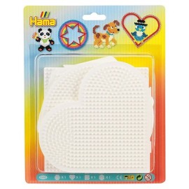 4 PLAQUES GM GEOMETRIQUES PERLES HAMA-LiloJouets-Magasins jeux et jouets dans Morbihan en Bretagne 4 PLAQUES GM GEOMETRIQUES PERLES HAMA-LiloJouets-Magasins jeux et jouets dans Morbihan en Bretagne
