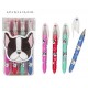 Pack 4 mini stylos encre gel dog topmodel-lilojouets-magasins jeux et jouets dans morbihan en bretagne