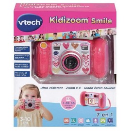 KIDIZOOM SMILE ROSE APPAREIL PHOTO-LiloJouets-Magasins jeux et jouets dans Morbihan en Bretagne