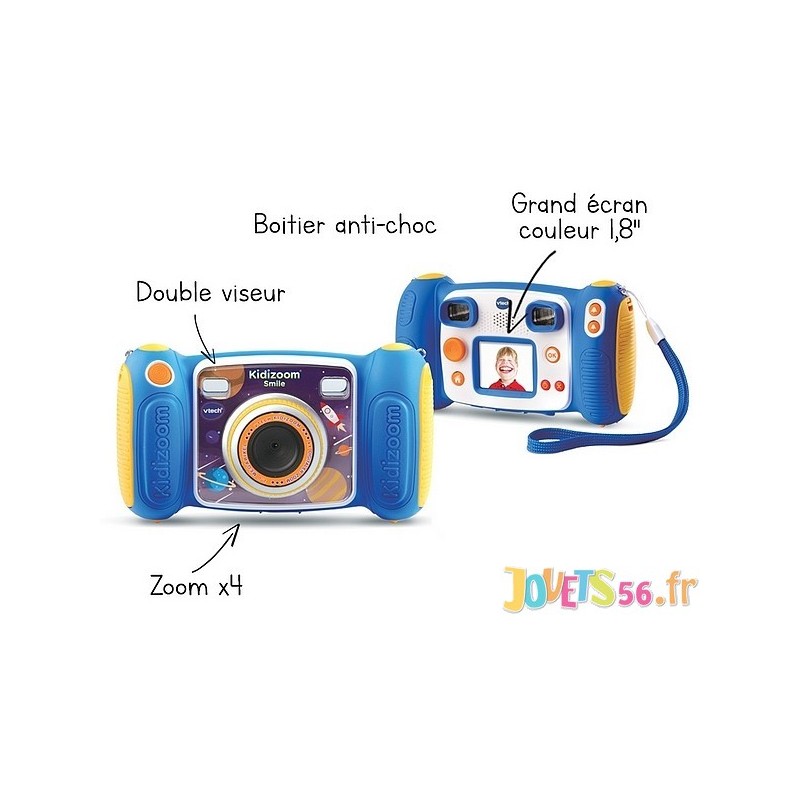 VTECH Appareil photo numérique Kidizoom Smile Rose 