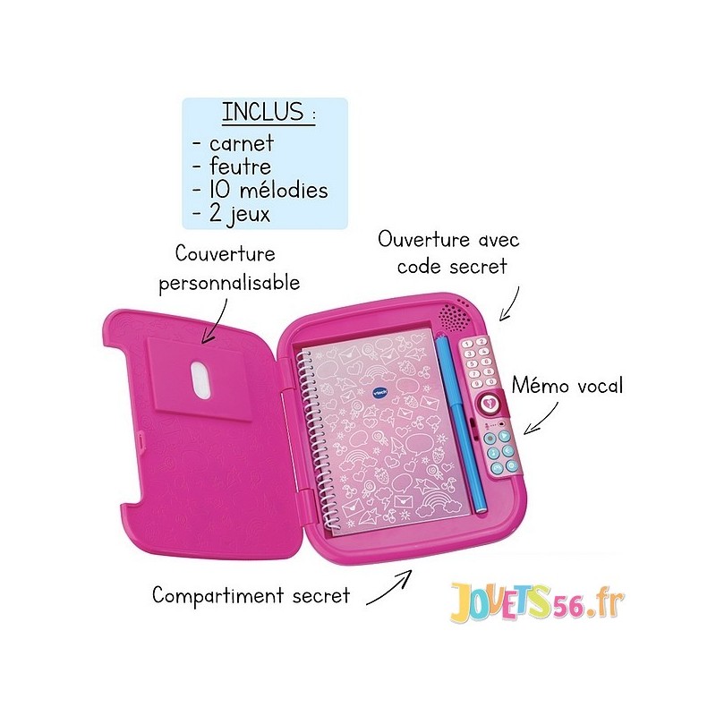 Vtech Kidi Secrets Photo Mon Journal Intime Rose Fille jouet