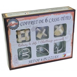 COFFRET RETRO 6 CASSE TETES BOIS ET METAL-LiloJouets-Magasins jeux et jouets dans Morbihan en Bretagne