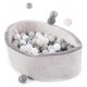 Piscine a balles grise avec 120 balles-lilojouets-magasins jeux et jouets dans morbihan en bretagne