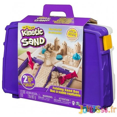 MALLETTE ACTIVITES KINETIC SAND SABLE 900G-LiloJouets-Magasins jeux et jouets dans Morbihan en Bretagne