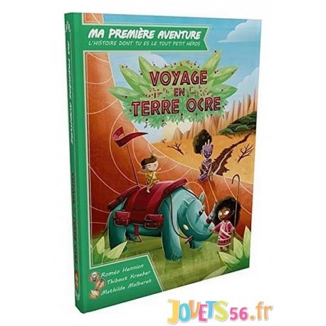 LIVRE MA 1ERE AVENTURE VOYAGE EN TERRE OCRE-LiloJouets-Magasins jeux et jouets dans Morbihan en Bretagne