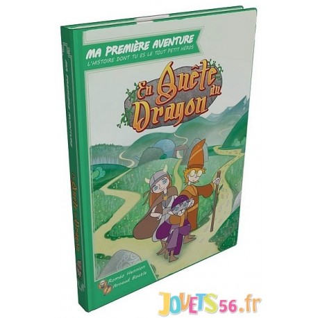 LIVRE MA 1ERE AVENTURE EN QUETE DU DRAGON-LiloJouets-Magasins jeux et jouets dans Morbihan en Bretagne