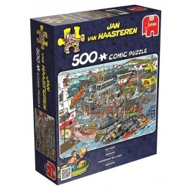 PUZZLE DANS LE PORT COMIC 500 PIECES-LiloJouets-Magasins jeux et jouets dans Morbihan en Bretagne